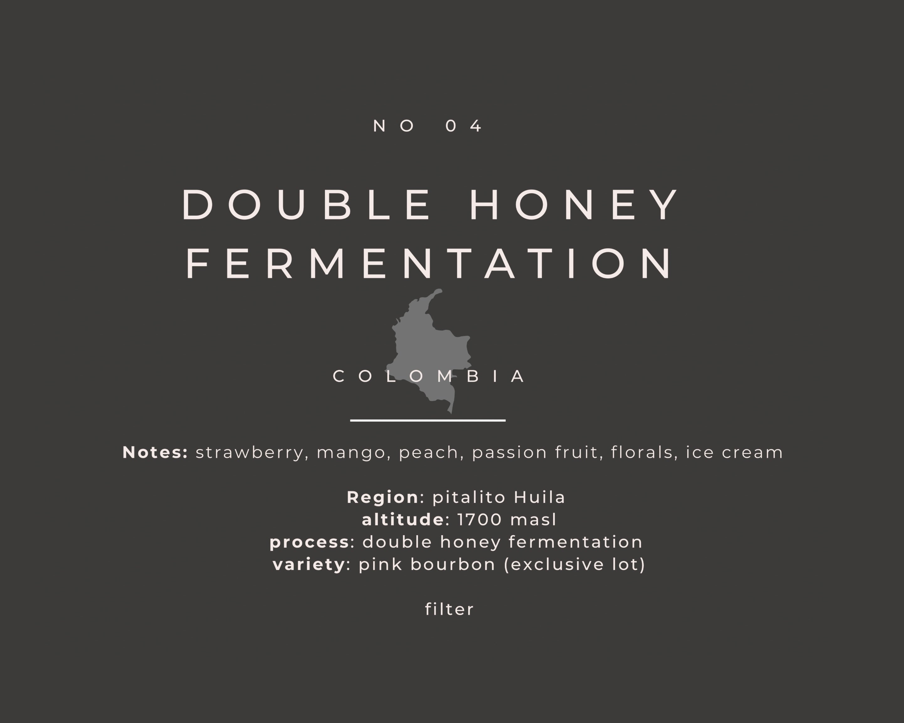 No.4: Double honey fermentation (exclusive lot) - Colombia